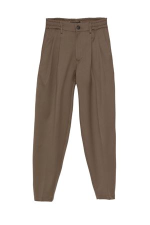 Camel brown wool blend trousers LOW BRAND | L1PFW25266930M102